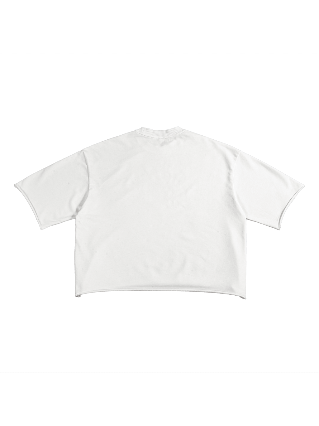 French Terry Raw Edge T-Shirt – Essential Streetwear | Tapstitch-2